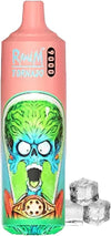 RAndM Tornado 9000 Nul Nicotine Wegwerp Vape (Doos van 10)